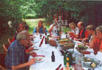 Feudales Picknick auf dem Hof Beverland